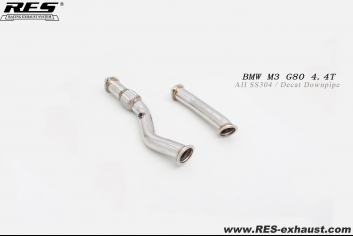 BMW M3 G80 4.4T AII SS304 / Decat Downpipe